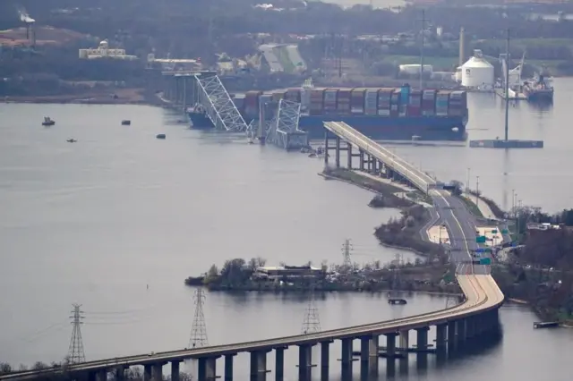 The Francis Scott Key Bridge in Baltimore collapse