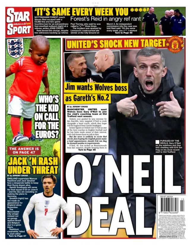 Daily Star back page