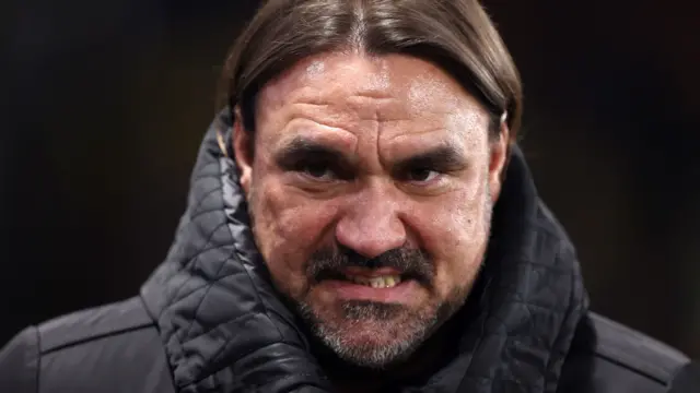 Daniel Farke grimaces