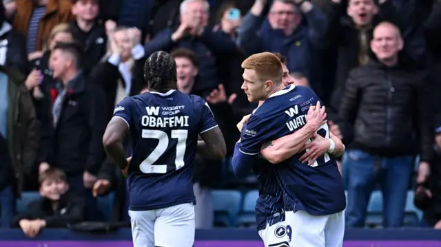 Millwall celebrate