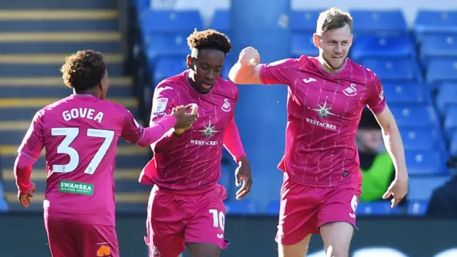 Swansea celebrate