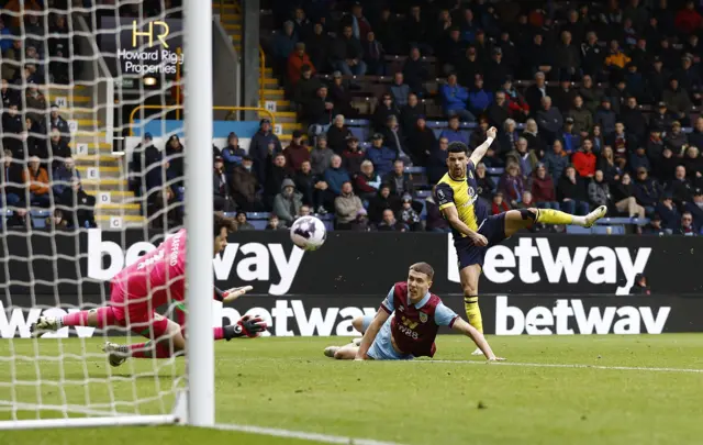 JamesTrafford saves Dominic Solanke's effort