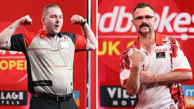 Split picture of Dimitri Van Den Bergh and Damon Heta