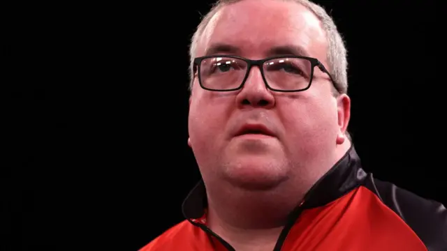 Stephen Bunting looks on
