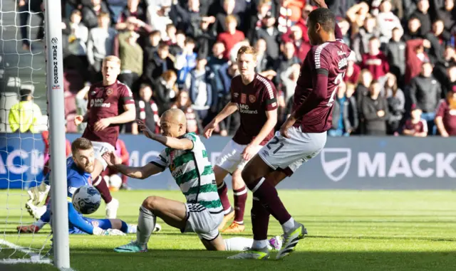 Daizen Maeda was on target on Celtic's last trip to Tynecastle