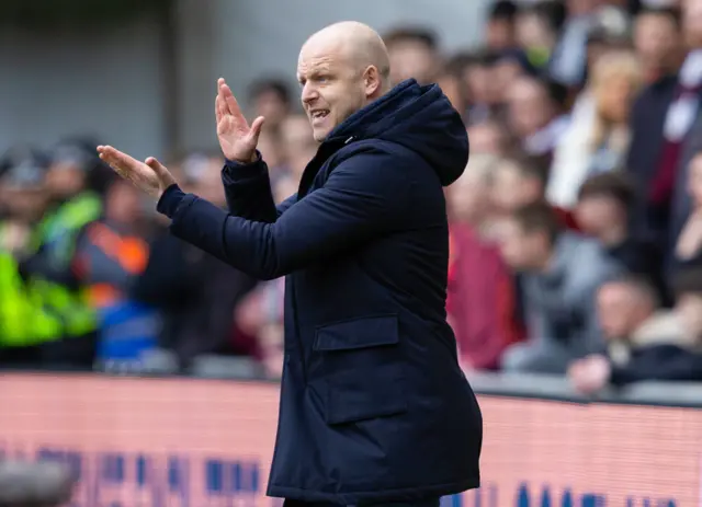 Hearts head coach Steven Naismith
