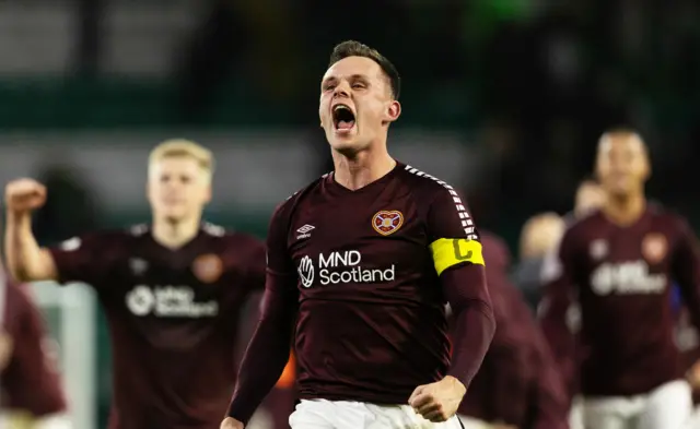 Hearts captain Lawrence Shankland
