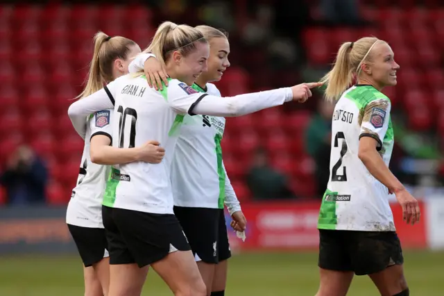 Haug celebrates