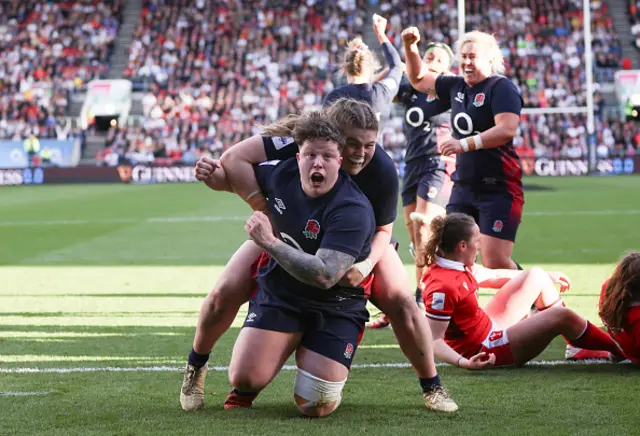 Hannah Botterman celebrates