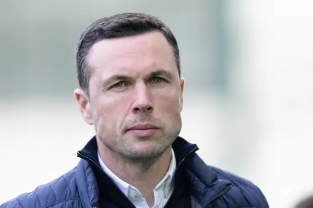 Ross County Interim Manager Don Cowie during a cinch Premiership match.