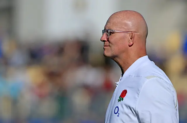 John Mitchell, Head Coach of England looks on