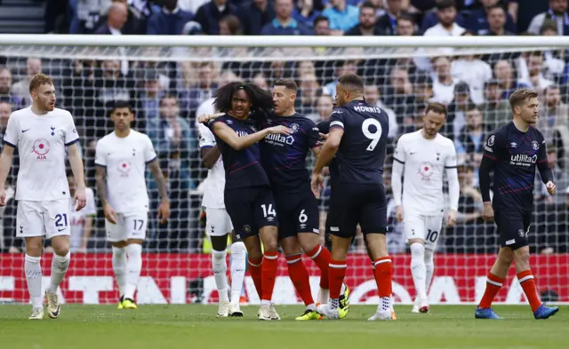 Tahith Chong celebrates