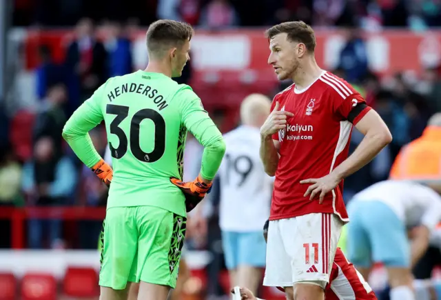 Chris Wood and Dean Henderson