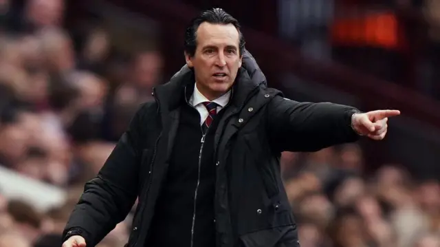 Aston Villa manager Unai Emery