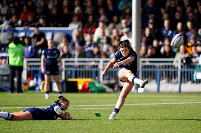 Helen Nelson of Scotland misses a penalty