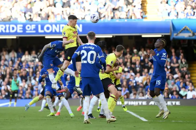 Dara O Shea scores v Chelsea