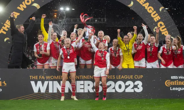 Arsenal win the 2023 Conti Cup Final