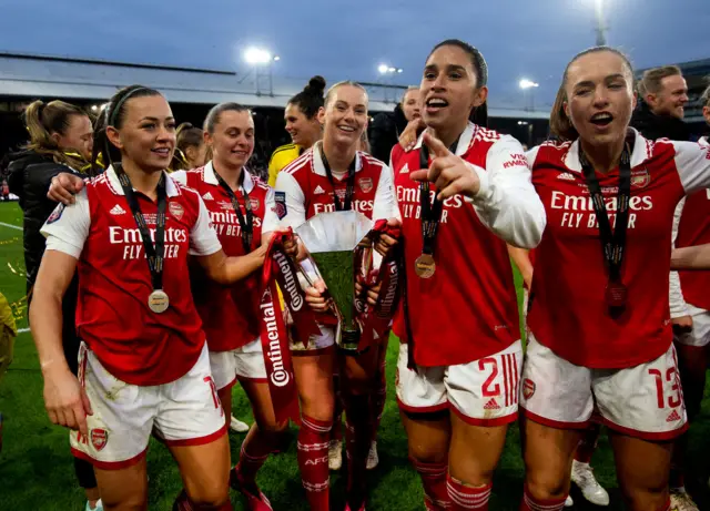 Arsenal win the 2023 Conti Cup