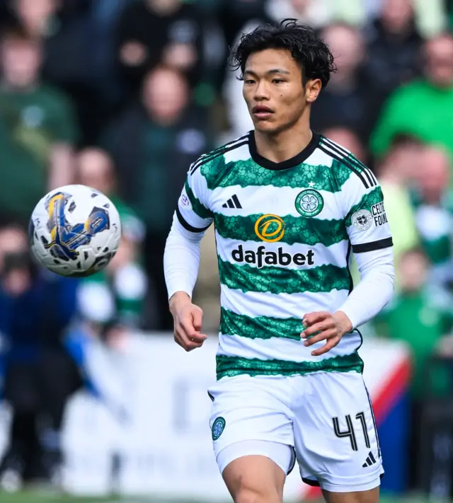 Celtic midfielder Reo Hatate