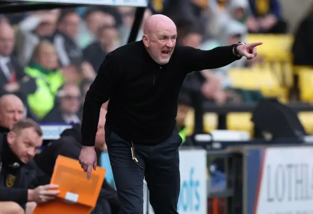 Livingston manager David Martindale