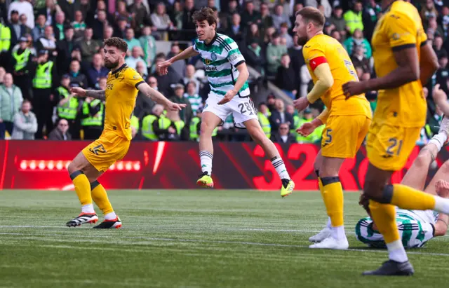 Paulo Bernardo scores for Livingston against Celtic