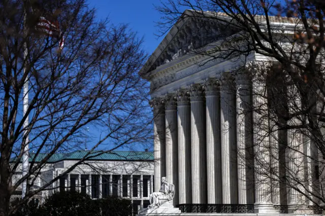 Exterior of the US Supreme Court