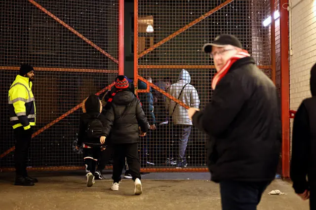 Sheffield United fans leave at half-time after they go 5 nil down