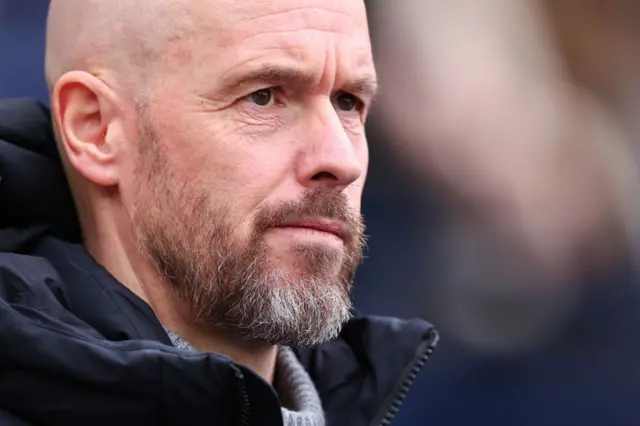 Erik ten Hag at Etihad Stadium