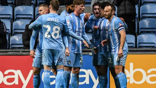 Coventry celebrate scoring