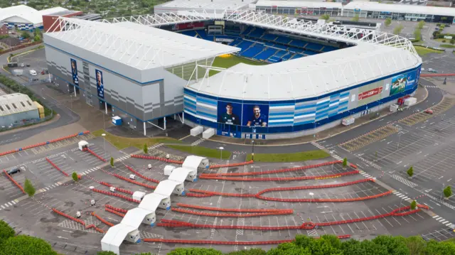 Cardiff City stadium test centre