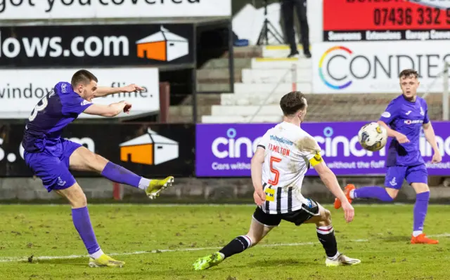 Airdrie's Gabby McGill scores to make it 2-0