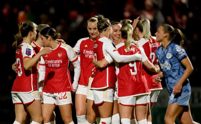 arsenal celebrate