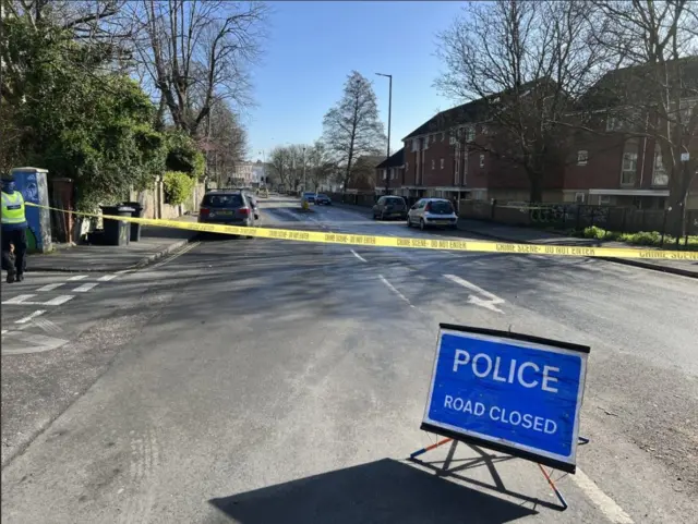 police cordon in St Pauls