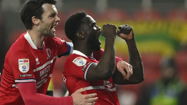 Middlesbrough celebrate victory