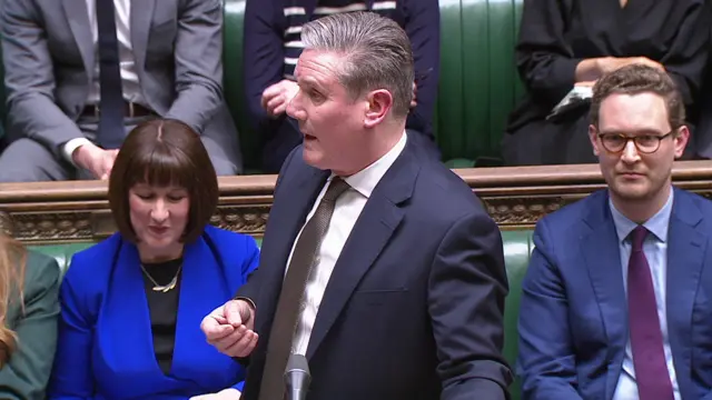 Keir Starmer in the Commons