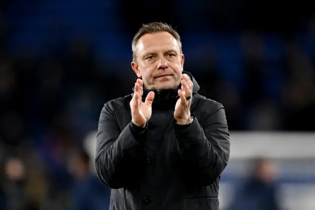 Huddersfield boss Andre Breitenreiter claps