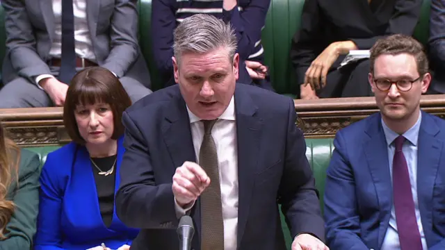 Keir Starmer addresses MPs in House of Commons