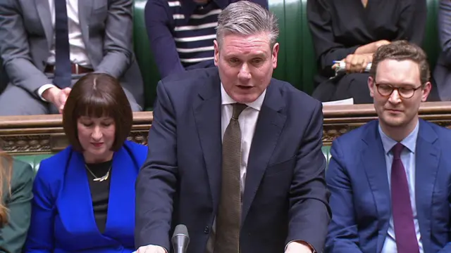 Keir Starmer at the House of Commons