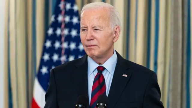 President Biden speaks at the White House on Tuesday