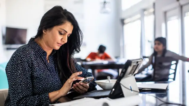 Female office worker