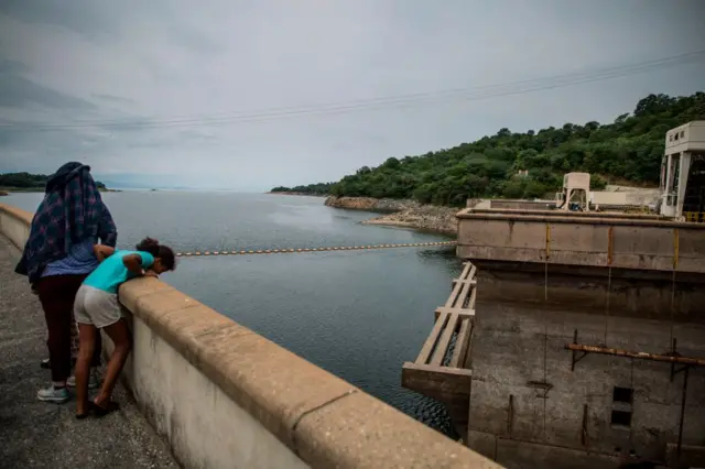 Kariba Dam in Zambia, in 2020.