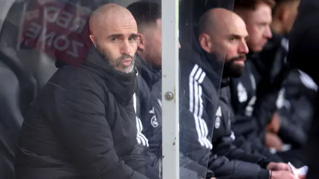 Leicester City bench