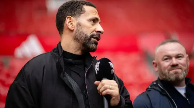 Rio Ferdinand and Wayne Rooney