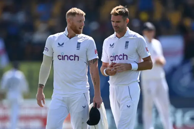 Ben Stokes and James Anderson