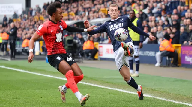 Millwall v Birmingham match action