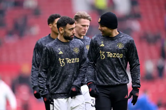 Bruno Fernandes and Casemiro