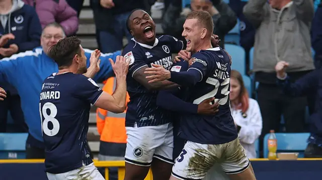 Japhet Tanganga celebrates scoring