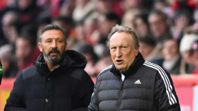 Derek McInnes and Neil Warnock