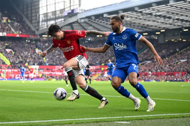 Victor Lindelof and Dominic Calvert-Lewin