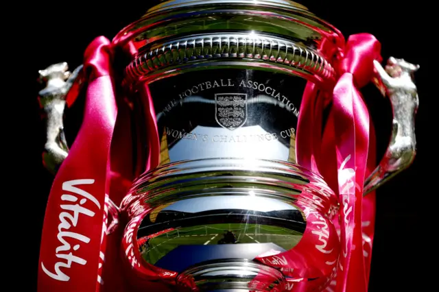 Women's FA Cup trophy.